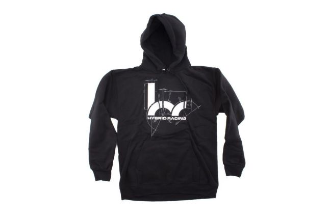 Hybrid Racing HYB-DMH-00-0S Dimensions Hoodie