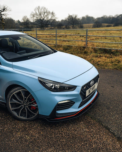 Zaero ZA-I30N-PREFL-FS HYUNDAI I30 N PRE-FACELIFT EVO-1 GLOSS BLACK FRONT SPLITTER