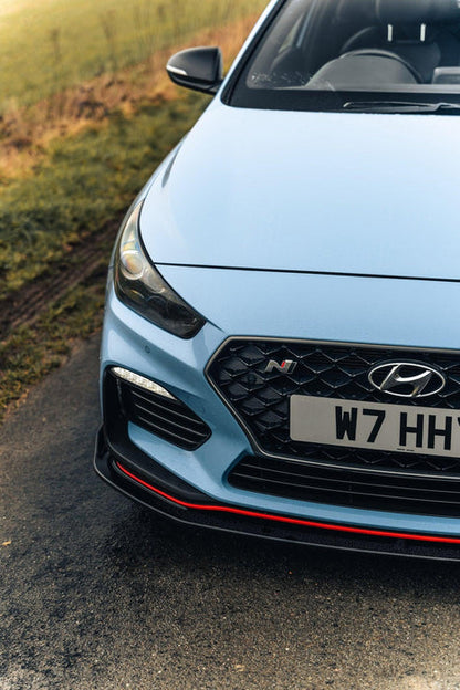 Zaero ZA-I30N-PREFL-FS HYUNDAI I30 N PRE-FACELIFT EVO-1 GLOSS BLACK FRONT SPLITTER