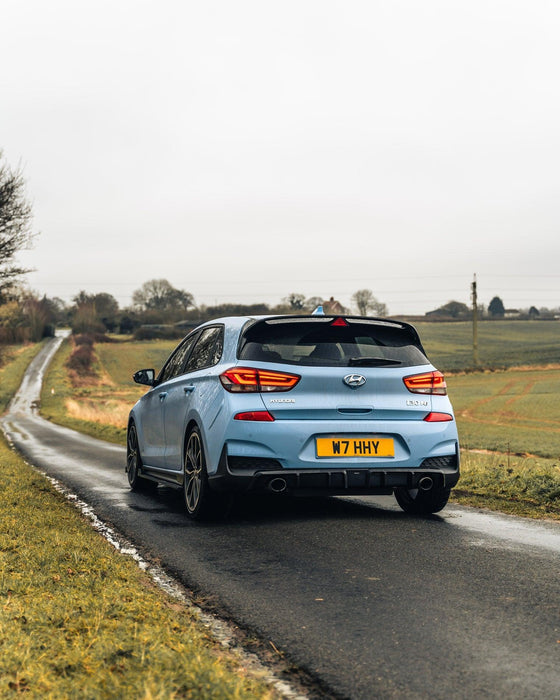 Zaero ZA-I30N-PREFL-DF HYUNDAI I30 N PRE-FACELIFT EVO-1 GLOSS BLACK REAR DIFFUSER