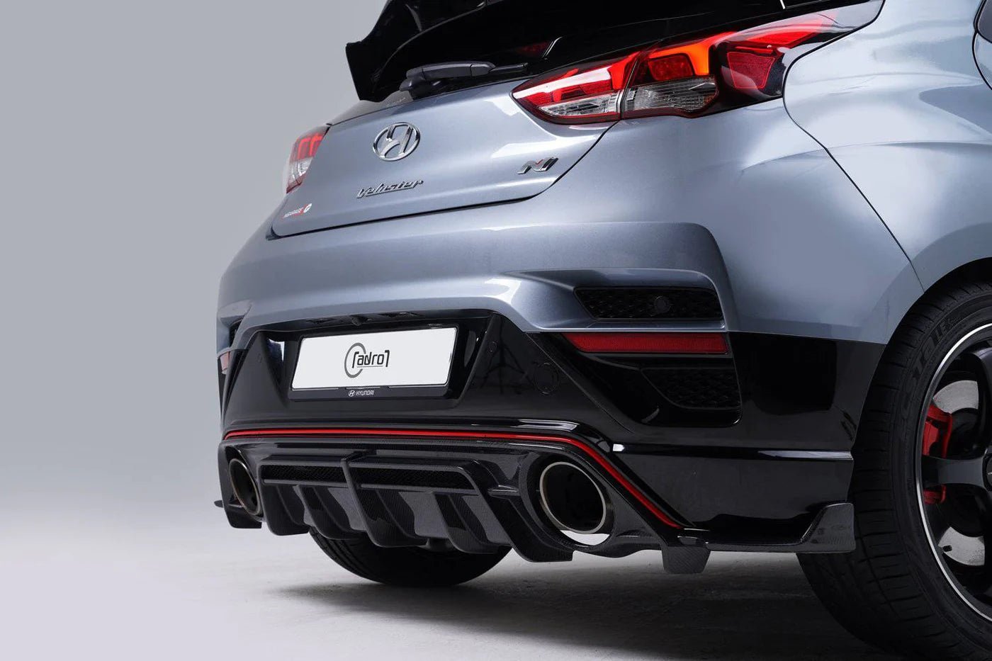 Adro A10A20-1302 Hyundai Veloster N Carbon Fibre Rear Diffuser (2019+)