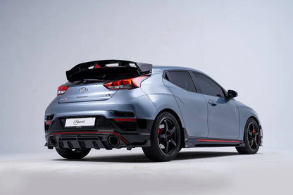 Adro A10A20-1302 Hyundai Veloster N Carbon Fibre Rear Diffuser (2019+)