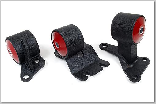 Innovative Mounts Innovative 90-93 Integra B-Series Black Steel Mounts 75A Bushings