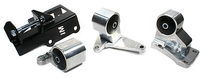 Innovative Mounts Innovative 92-95 Civic H-Series Black Aluminum Mounts 85A Bushings