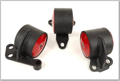 Innovative Mounts Innovative 92-95 Civic B/D Series Black Steel Mounts 75A Bushings (2 Bolt)