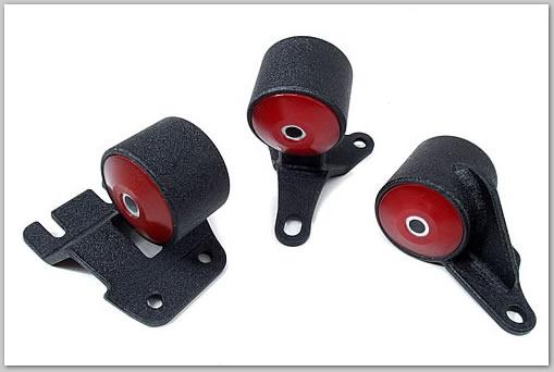 Innovative Mounts Innovative 90-93 Integra B-Series Black Steel Mounts 85A Bushings
