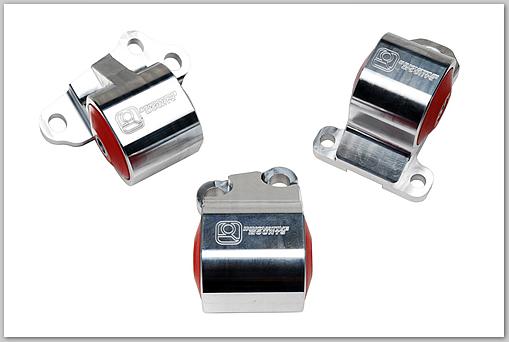 Innovative Mounts Innovative 92-95 Civic B/D Series Black Aluminum Mounts 60A Bushings (2 Bolt)
