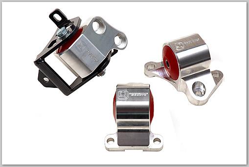 Innovative Mounts Innovative 96-00 Civic B/D Series Silver Aluminum Mounts 75A Bushings (2 Bolt)