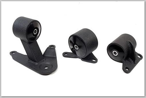 Innovative Mounts Innovative 92-96 Prelude F-Series/H-Series Black Steel Mounts 85A Bushings