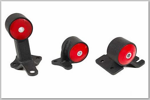 Innovative Mounts Innovative 88-91 Civic B-Series Black Steel Mounts 85A Bushings (Cable)