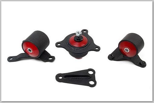 Innovative Mounts Innovative 02-05 Civic K-Series Black Steel Mounts 85A Bushings (Not K24 Trans)