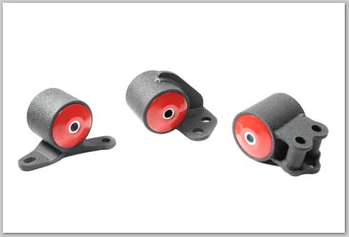 Innovative Mounts Innovative 92-95 Civic B/D Series Black Steel Mounts 85A Bushings (3 Bolt)
