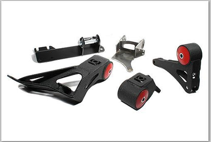 Innovative Mounts Innovative 90-93 Integra K-Series Black Steel Mounts 75A Bushings (Not K24 Trans)