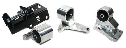 Innovative Mounts Innovative 92-95 Civic H-Series Black Aluminum Mounts 75A Bushings