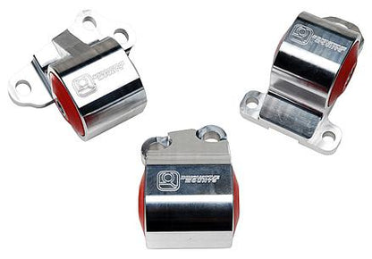Innovative Mounts Innovative 92-95 Civic B/D Series Silver Aluminum Mounts 85A Bushings (2 Bolt)