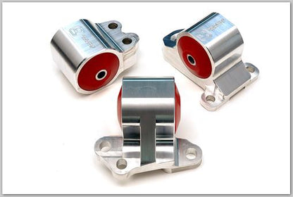 Innovative Mounts Innovative 92-95 Civic B/D Series Black Aluminum Mounts 60A Bushings (3 Bolt)
