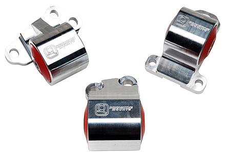 Innovative Mounts Innovative 92-95 Civic B/D Series Black Aluminum Mounts 75A Bushings (2 Bolt)