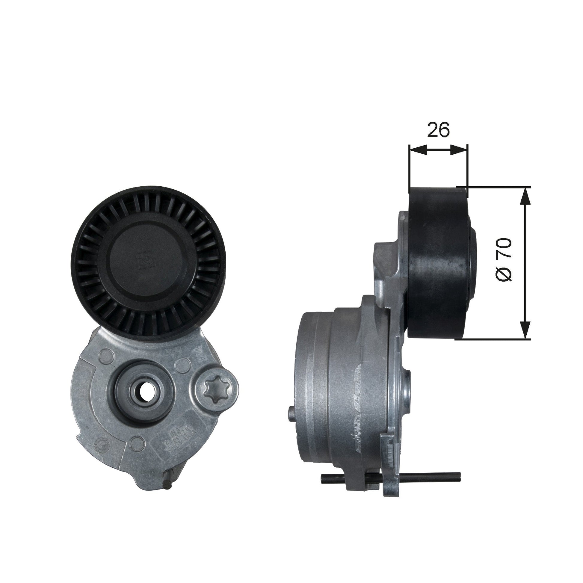 GATES GATT39333 V-Ribbed Belt Tensioner Lever