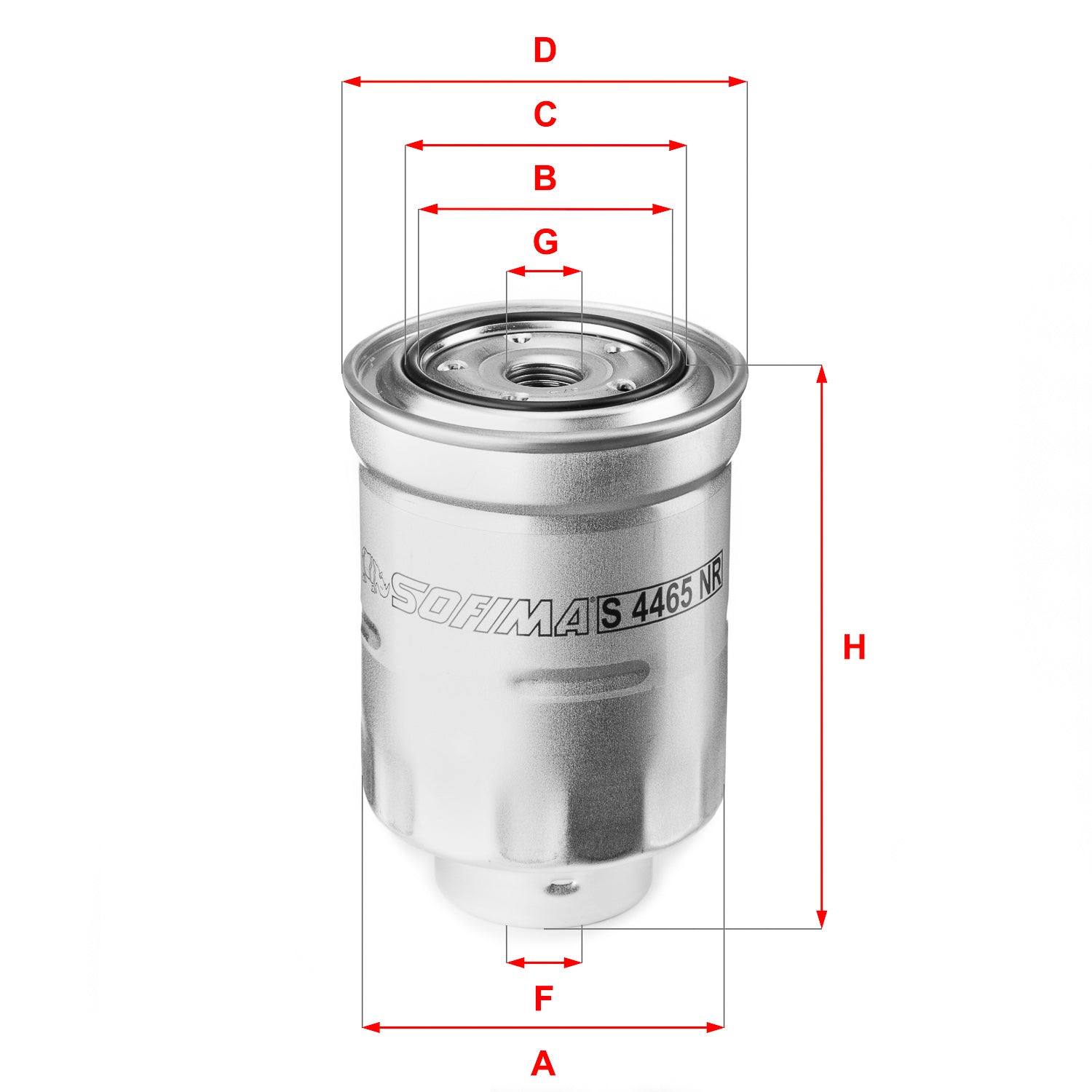 SOFIMA S4465NR Fuel Filter
