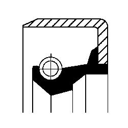CORTECO CO01002698B Crankshaft Shaft Seal