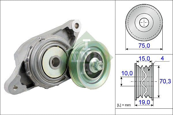 INA 534048910 V-Ribbed Belt Tensioner Lever