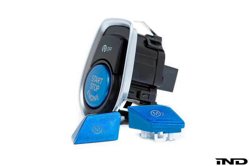 IND F10 M5 / F1X M6 Polar Blue M1 / M2 Button Set
