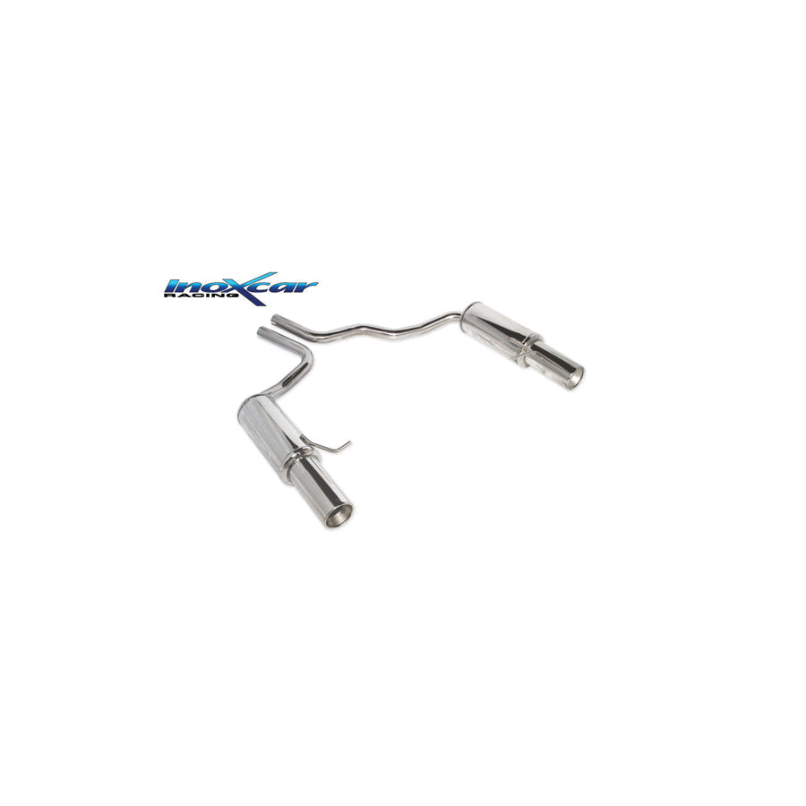 InoXcar AUA4.10.102 Audi A4 (8E) Stainless Steel Rear Exhaust