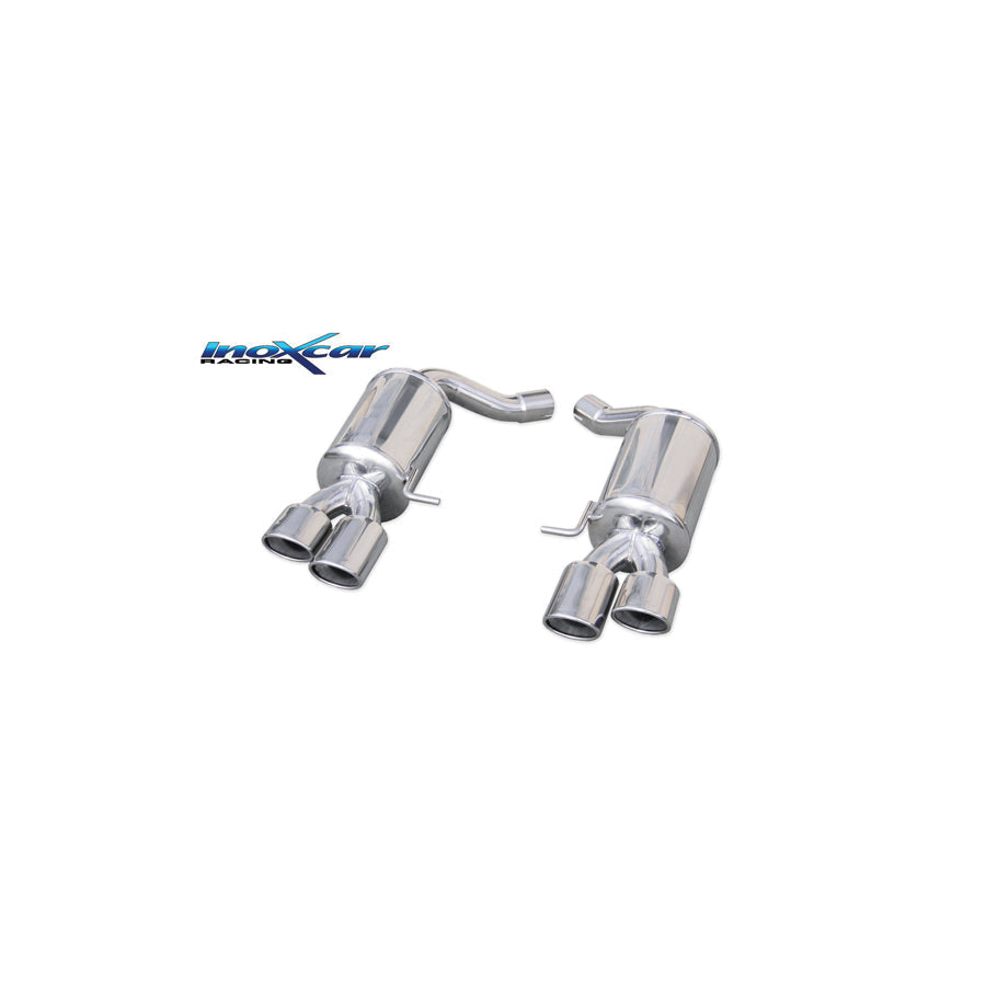 InoXcar AUA4.12.90 Audi A4 (B8) Stainless Steel Rear Exhaust
