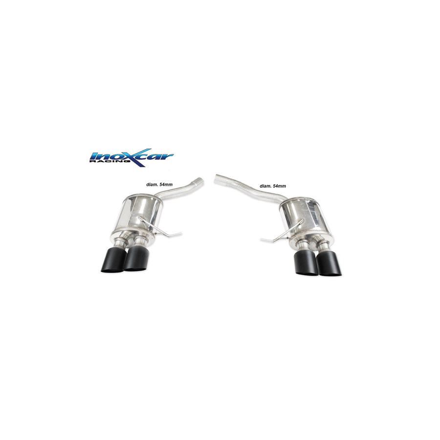 InoXcar POMA.03.10CBLACK Porsche Macan Rear Silencer