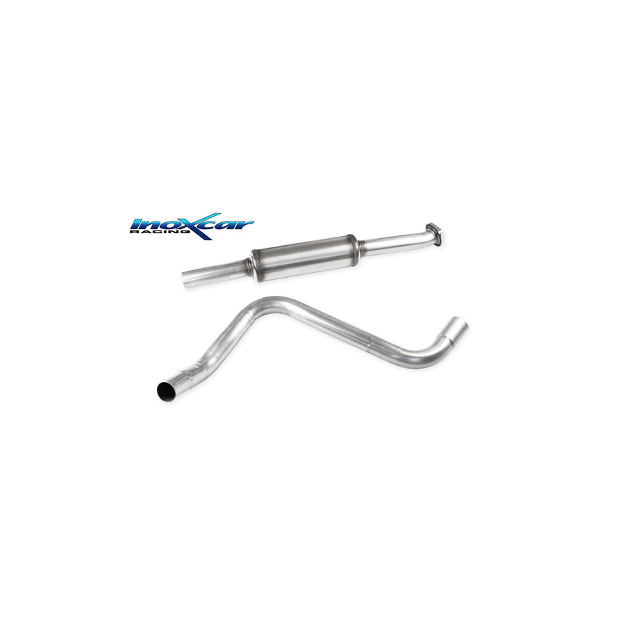 InoXcar TCAS.02S Opel Astra J Central Pipe with Silencer
