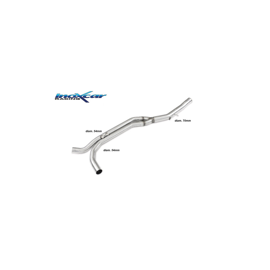 InoXcar TCMACAN Porsche Macan Direct Central Pipe