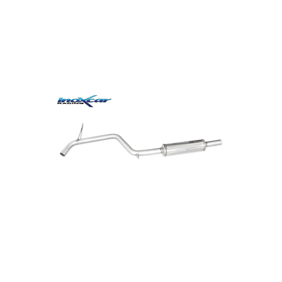 InoXcar TCVW.08S VW Golf 7 Central Pipe with Silencer