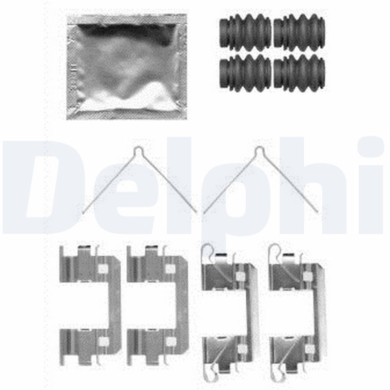 DELPHI LX0568 Disc Brake Pad Accessory Kit