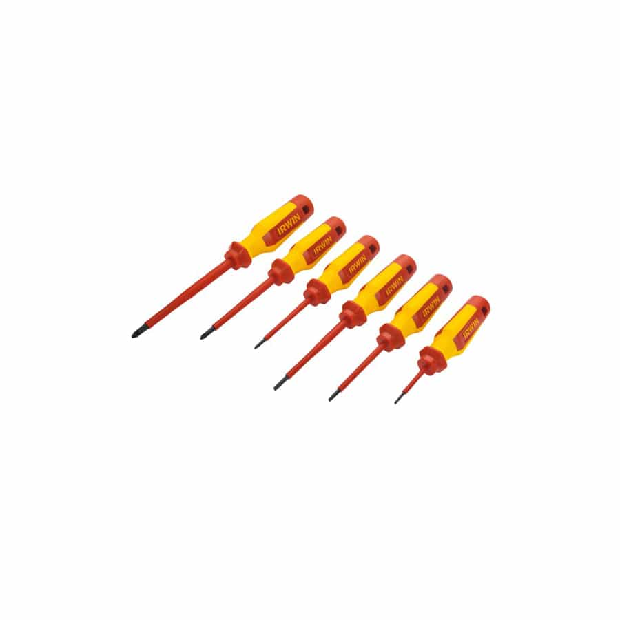 IRWIN® IRW1951884 VDE Pro Comfort Screwdriver Set, 6 Piece