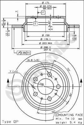 DELPHI LH7337 Brake Hose