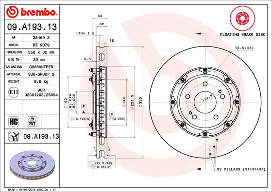HERTH+BUSS JAKOPARTS J3281006 Disc Brake Caliper Repair Kit