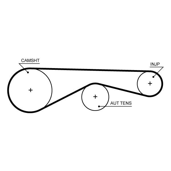GATES GAT5704XS Timing Belt