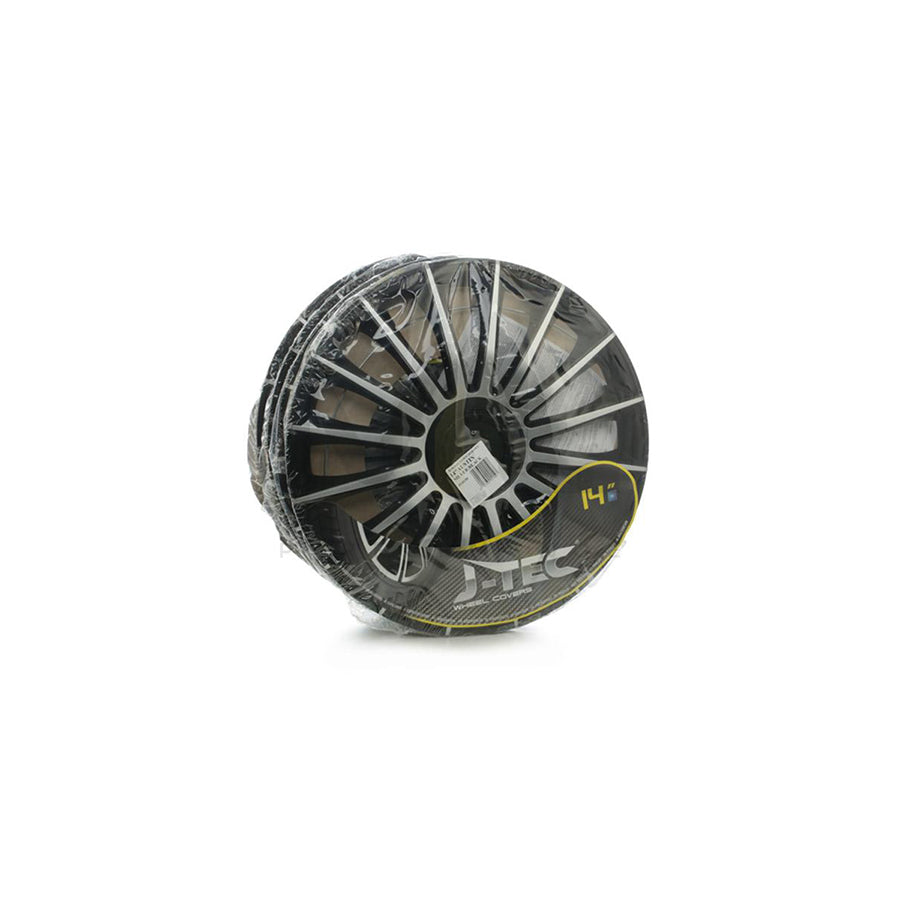 J-TEC Austin, Silver Black J14150 Wheel trims 14 Inch Black/Silver