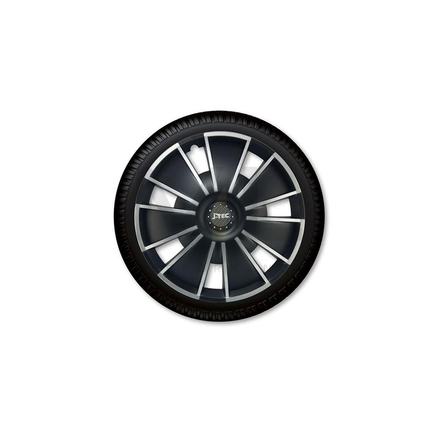 J-TEC Emotion, Black J15193 Wheel trims 15 Inch Black/Silver