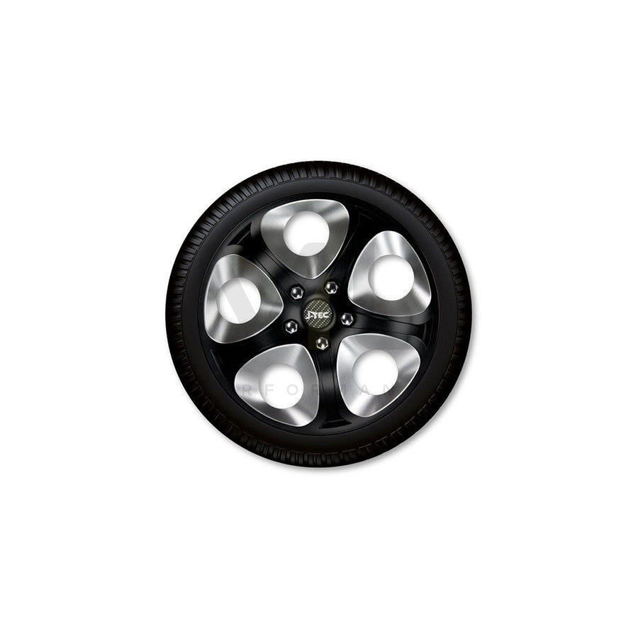J-TEC Enfinitiy, Black Silver J15125 Wheel trims 15 Inch Black/Silver