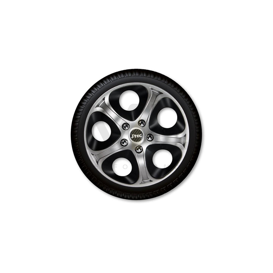 J-TEC Enfinitiy, Silver Black J13124 Wheel trims 13 Inch Black/Silver