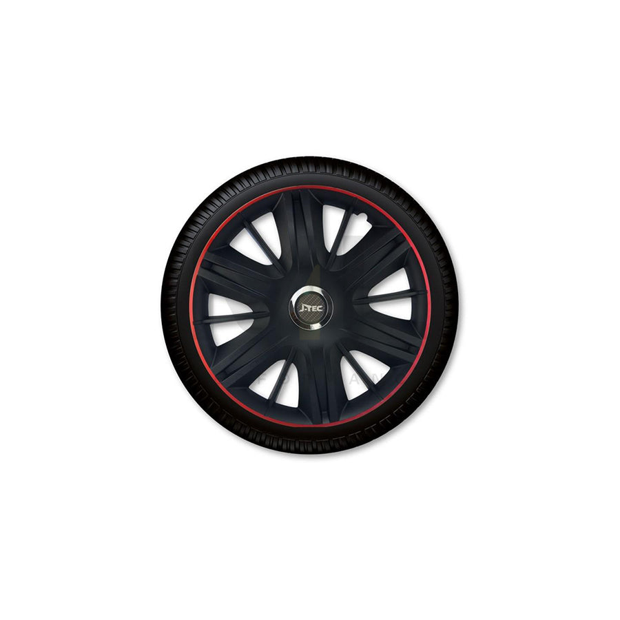 J-TEC Maximus, GTR J15177 Wheel trims 15 Inch Black/Red