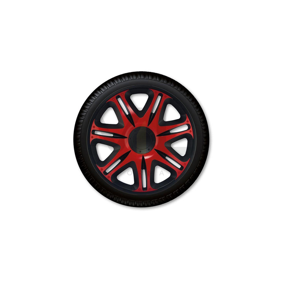J-TEC Nascar, Red Black J16112 Wheel trims 16 Inch Red/Black