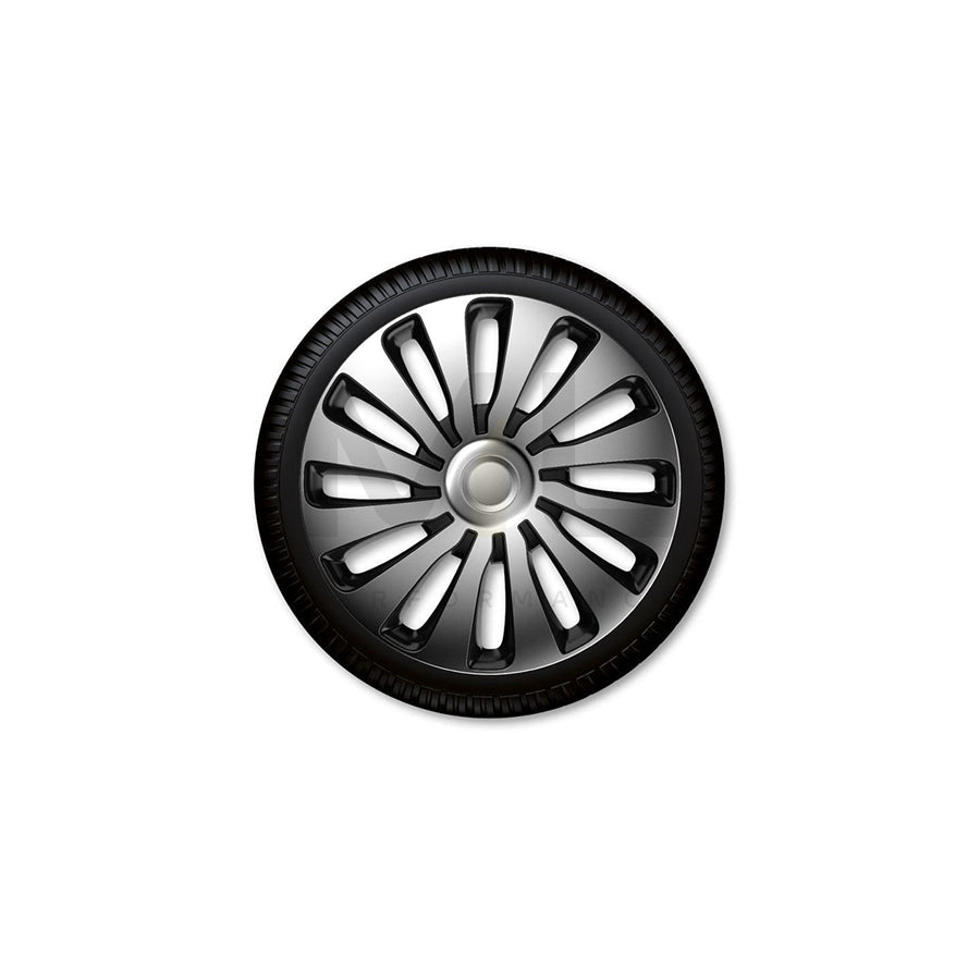 J-TEC Sepang, Silver Black J13116 Wheel trims 13 Inch Black/Silver