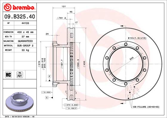 BBP 41565BBP Disc Brake Caliper Repair Kit