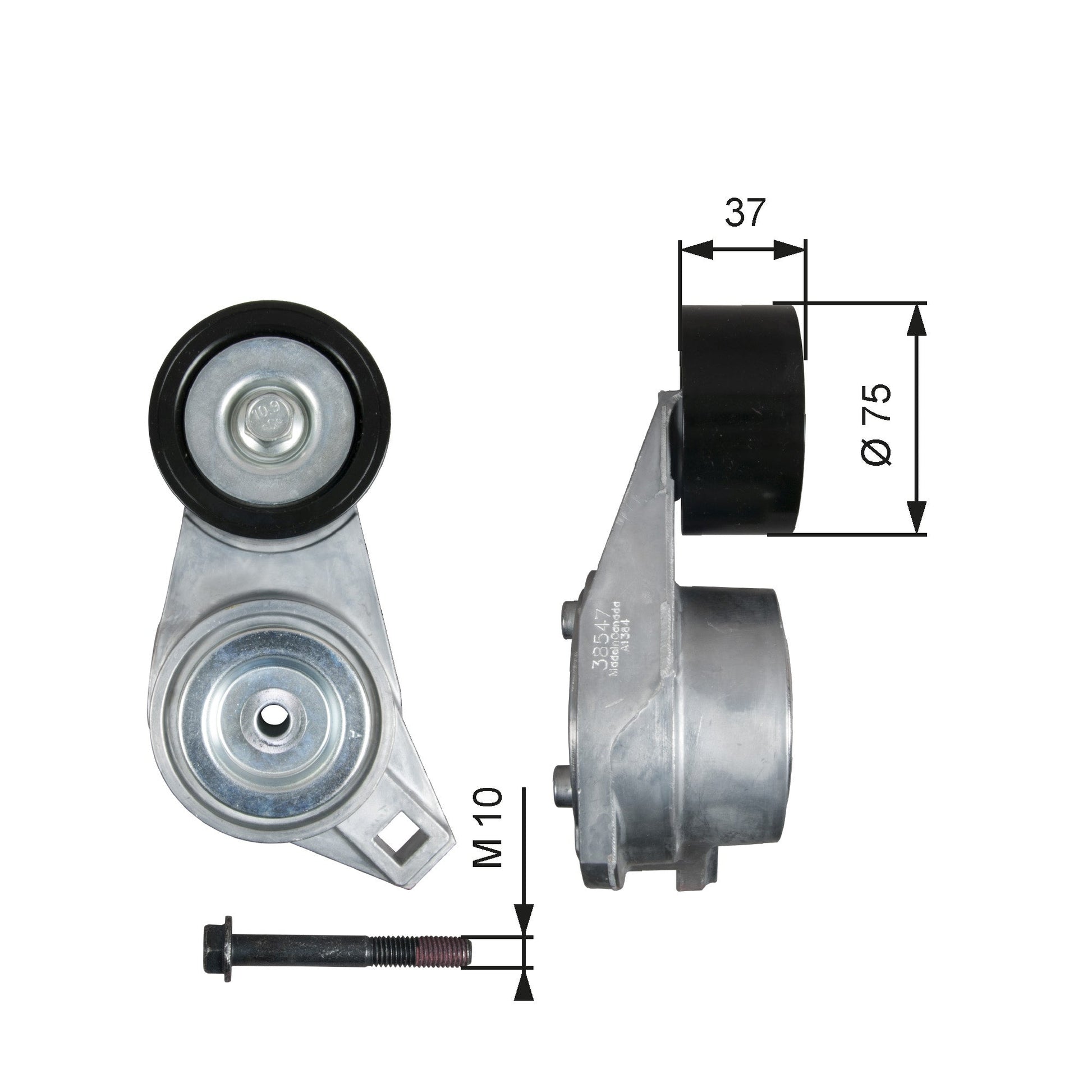 GATES GATT38547 V-Ribbed Belt Tensioner Lever