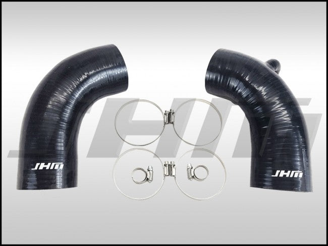 JHM Throttle Body Inlet Hoses (Pair)-Silicone-High-Flow (JHM) for B8 RS4-RS5 4.2L