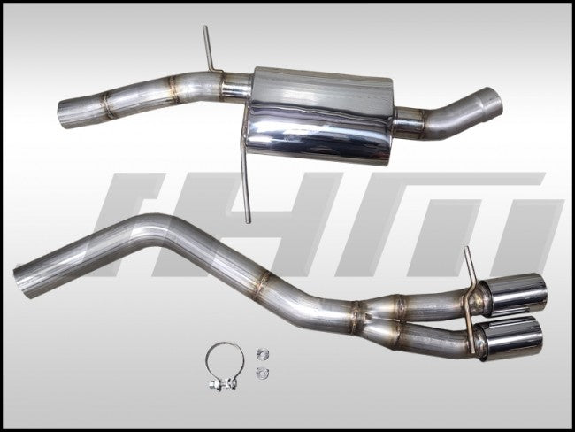 JHM Exhaust - - PARTIAL - 3" Performance Catback for Audi B8 A4-A5 2.0T (Single Exit)