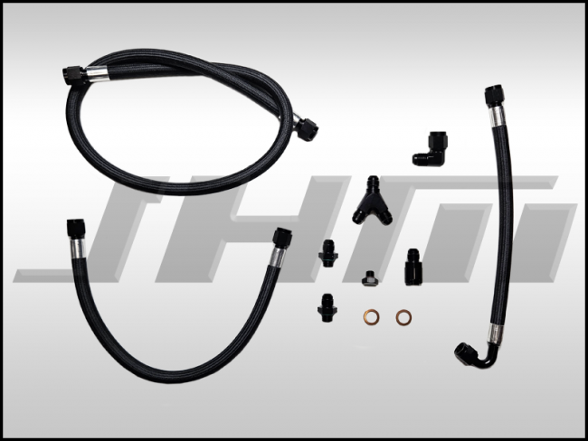 JHM Braided Kevlar Fuel Line Re-Route Kit (JHM) for D4 A8-S8 4.0T