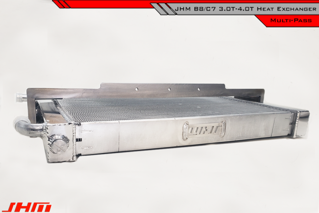 JHM Heat Exchanger Kit (SILVER CORE) Bolt-On - Performance Multi-Pass (JHM) for Audi B8-B8.5 S4-S5-Q5-SQ5 and C7-C7.5 A6-A7-S6-S7 3.0T-4.0T